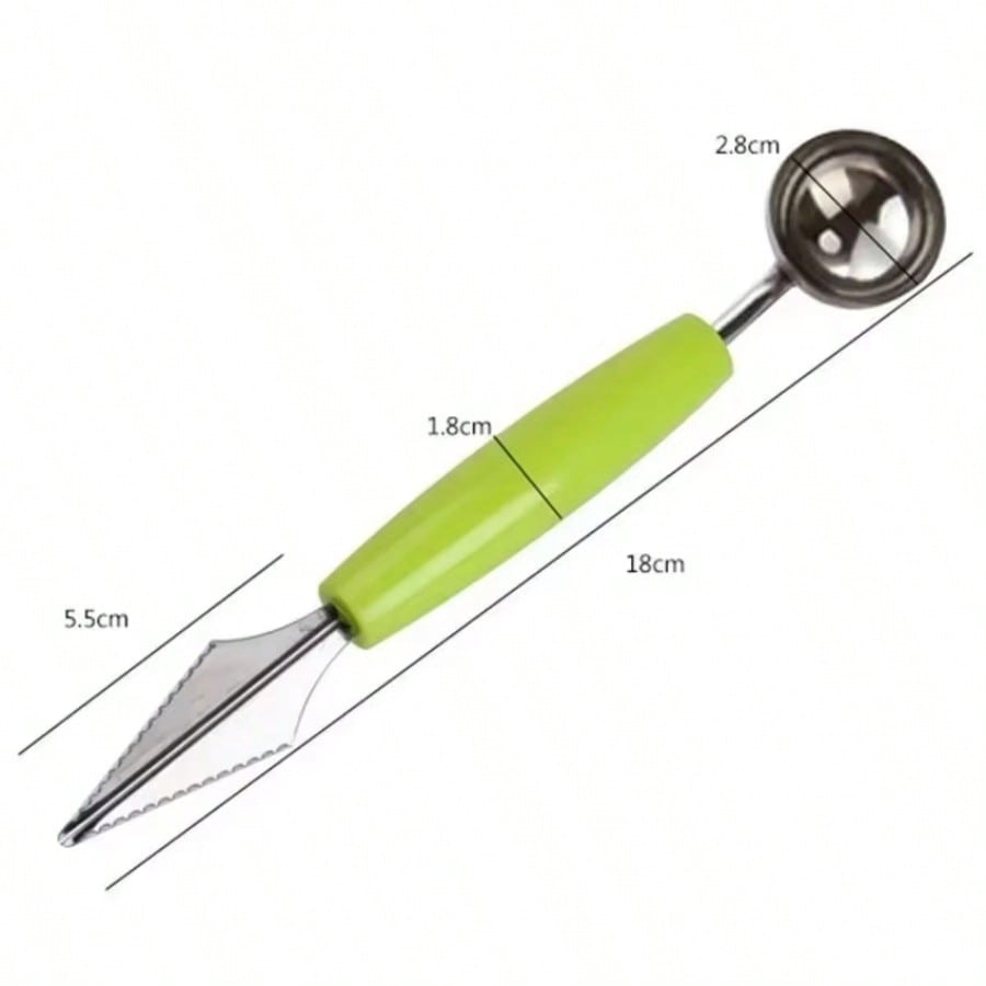 Kitchen Gadgets For Gifts - เครื่องมือแกะสลักผักและหั่นผลไม้ในครัว 1 ชิ้น - ที่ตักลูกบอล, ที่ตัดและสับ,