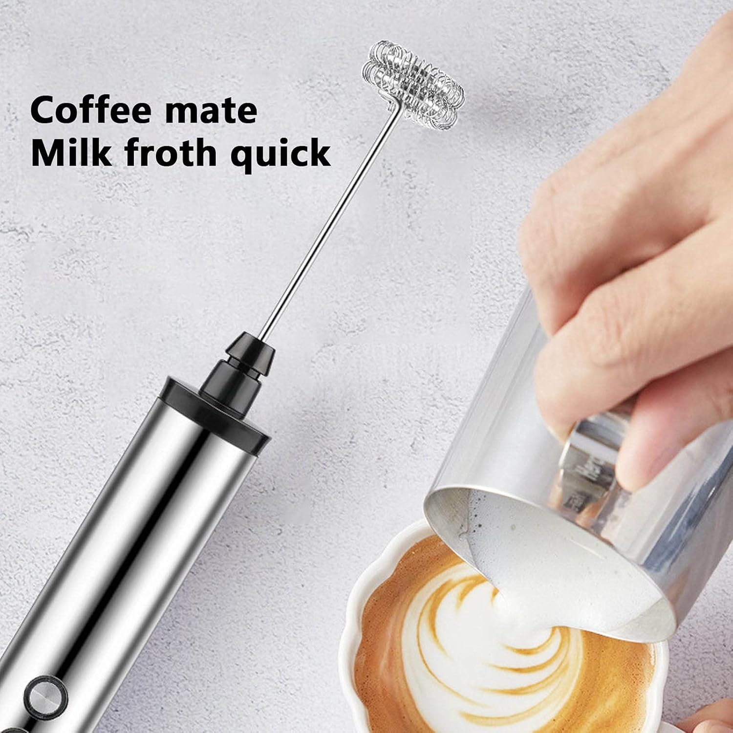 Kitchen Home Gadgets - เครื่องตีฟองนมไฟฟ้าแบบมือถือ Magpie 3 in 1 เครื่องผสมเครื่องดื่ม