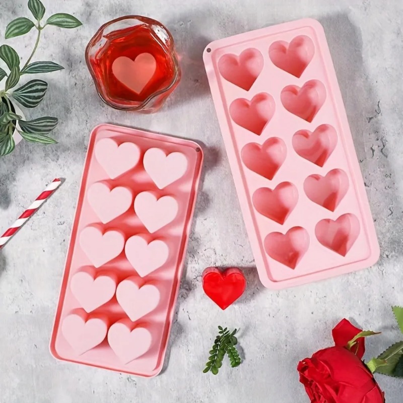 1 ชิ้นแม่พิมพ์น้ำแข็งรูปหัวใจม - Kitchen Gadgets Needed บทวิจารณ์และราคา