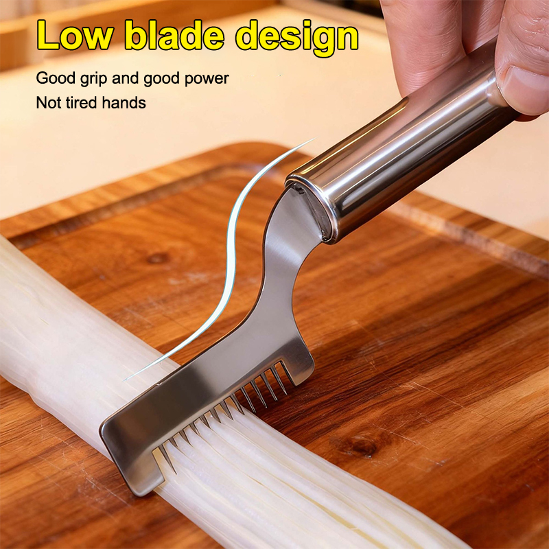 เครื่องตัดต้นหอมสแตนเลสแบบใหม่ - Kitchen Gadgets Essential บทวิจารณ์และราคา