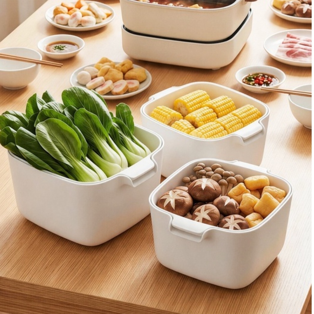 ตะกร้ากรองสองชั้นสำหรับอาหาร เ - Kitchen Home Gadgets บทวิจารณ์และราคา