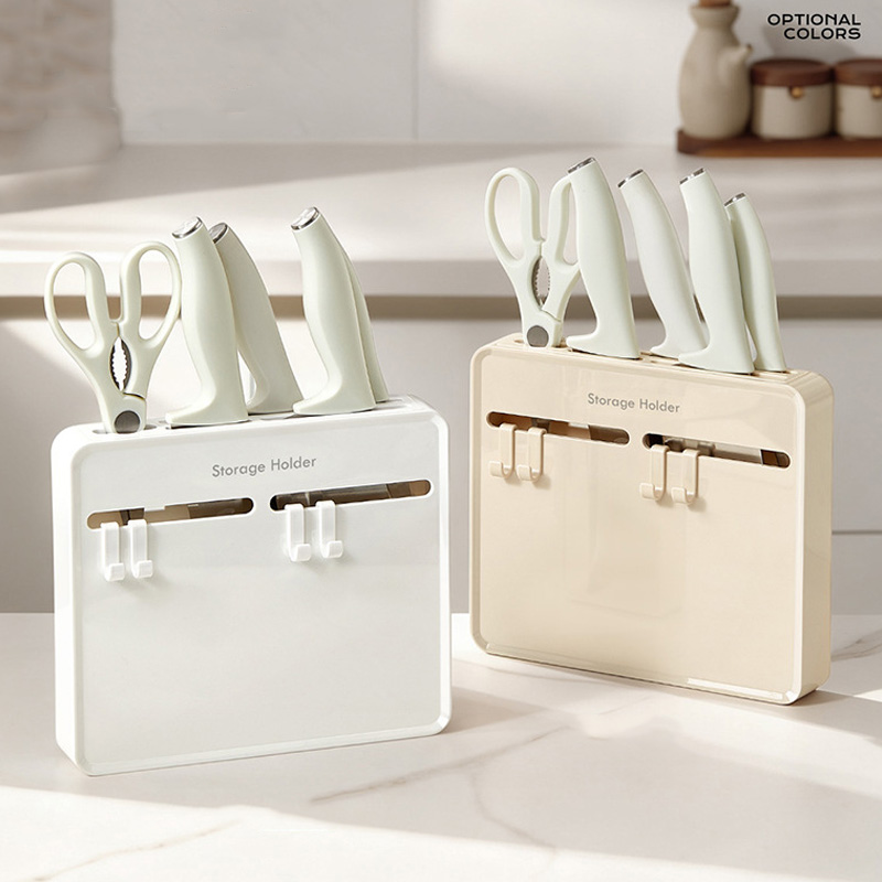 ที่วางมีดครัวแบบไม่ต้องเจาะผนั - Kitchen Gadgets Cabinet บทวิจารณ์และราคา