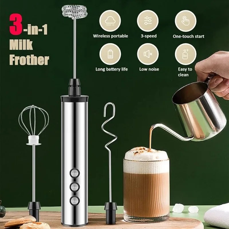 เครื่องตีฟองนมไฟฟ้าแบบมือถือ M - Kitchen Home Gadgets บทวิจารณ์และราคา