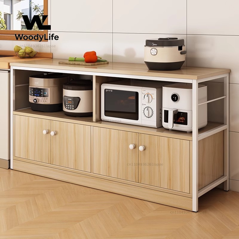 ชั้นวางของในครัว ตู้เก็บไมโครเ - Kitchen Gadgets Cabinet บทวิจารณ์และราคา