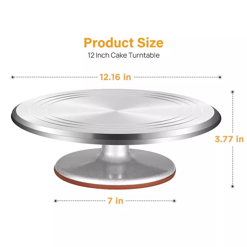 12 นิ้วหมุนเค้กตกแต่งแผ่นเสียง - Cake Decorating Turntable บทวิจารณ์และราคา