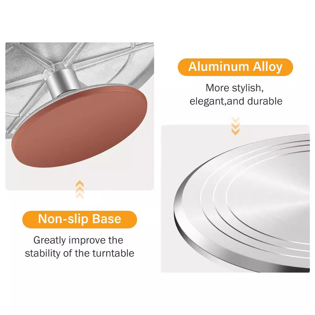 12 นิ้วหมุนเค้กตกแต่งแผ่นเสียง - Cake Decorating Turntable บทวิจารณ์และราคา