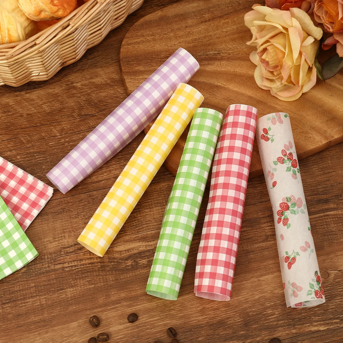 50 ชิ้น Oilproof กระดาษห่อสําห - Kitchen Gadgets For Gifts บทวิจารณ์และราคา