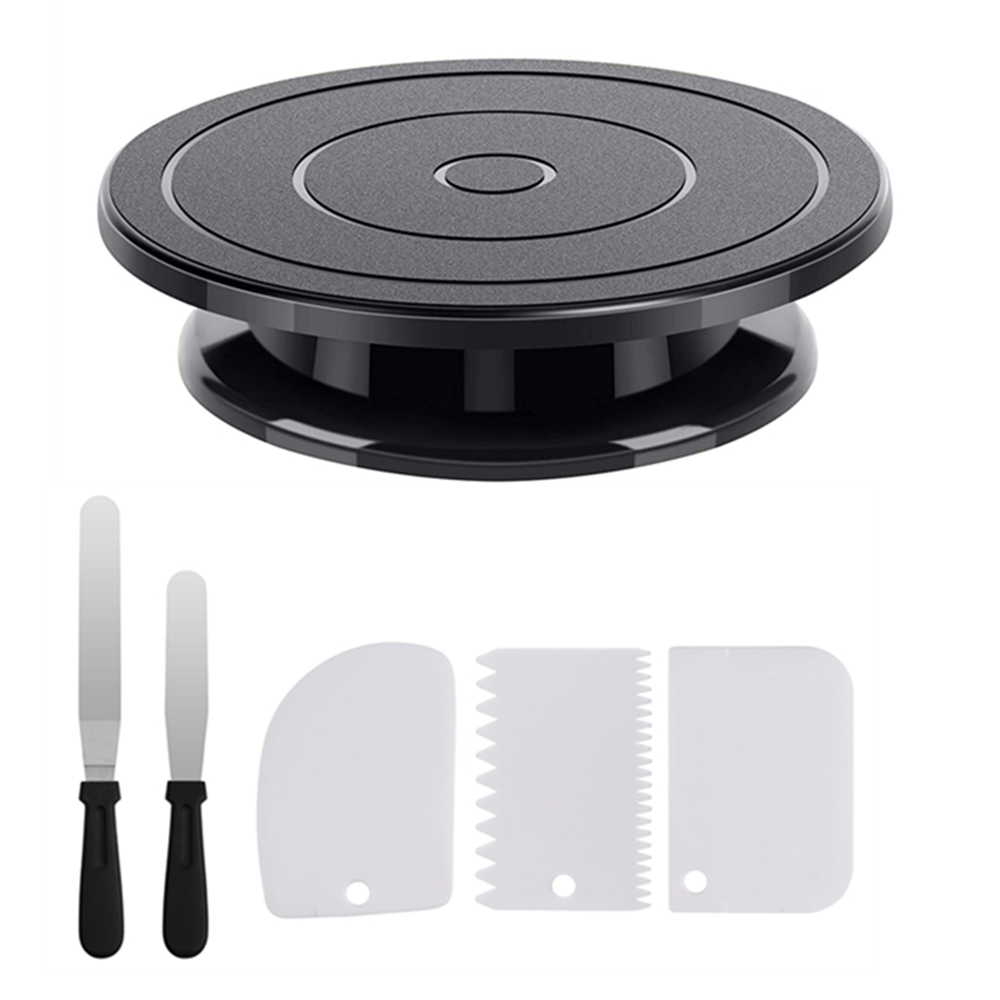 6pcs เค้ก Turntable 2 Frosting - Cake Decorating Turntable บทวิจารณ์และราคา