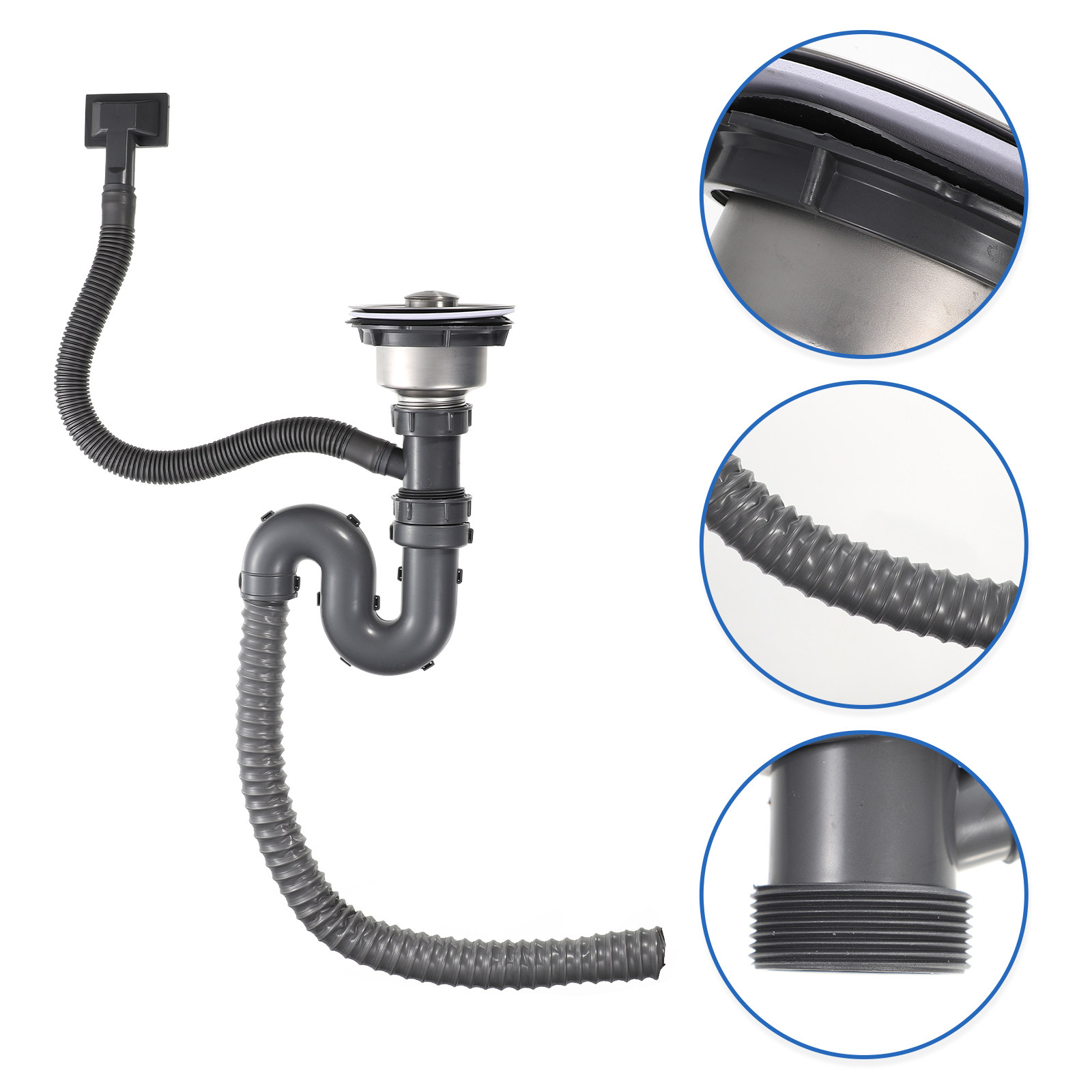 ท่อระบายน้ำแบบยืดหดได้ ชุดอุปก - Stainless Steel Strainer บทวิจารณ์และราคา