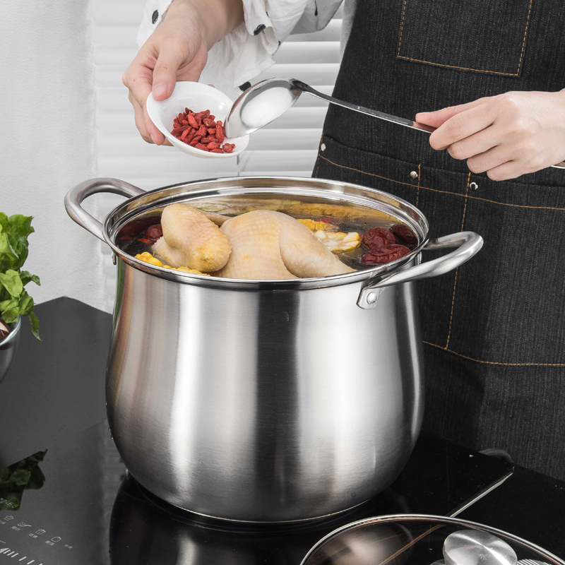 หม้อสต๊อกสแตนเลสขนาดใหญ่ 1 ชิ้ - Kitchen Gadgets Essential บทวิจารณ์และราคา