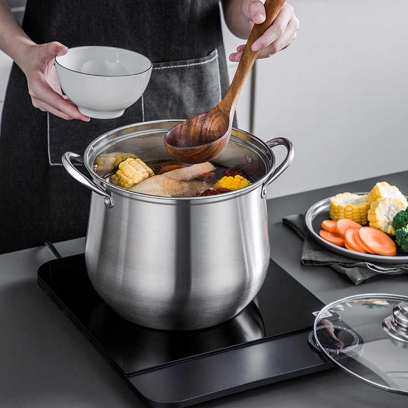 หม้อสต๊อกสแตนเลสขนาดใหญ่ 1 ชิ้ - Kitchen Gadgets Essential บทวิจารณ์และราคา