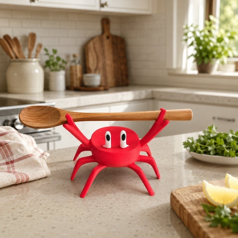 ที่วางช้อนรูปปูสีแดง, ที่วางอุ - Kitchen Gadgets For Gifts บทวิจารณ์และราคา