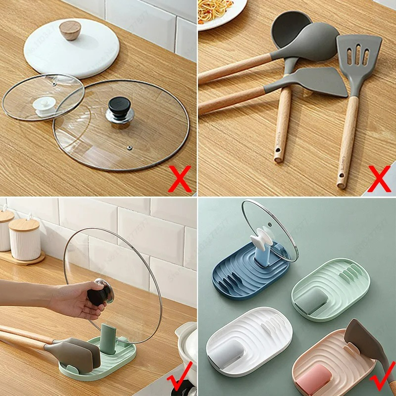 ที่วางฝาหม้อแบบพับได้สไตล์นอร์ - Kitchen Gadgets Needed บทวิจารณ์และราคา