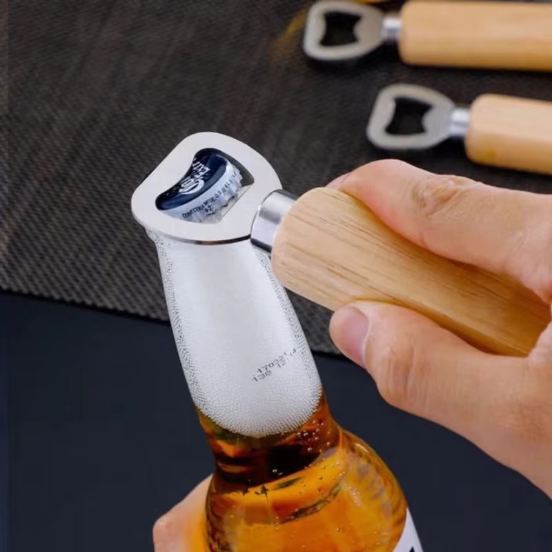 ที่เปิดขวดสแตนเลสแบบไม้ สำหรับ - Kitchen Gadgets For Gifts บทวิจารณ์และราคา