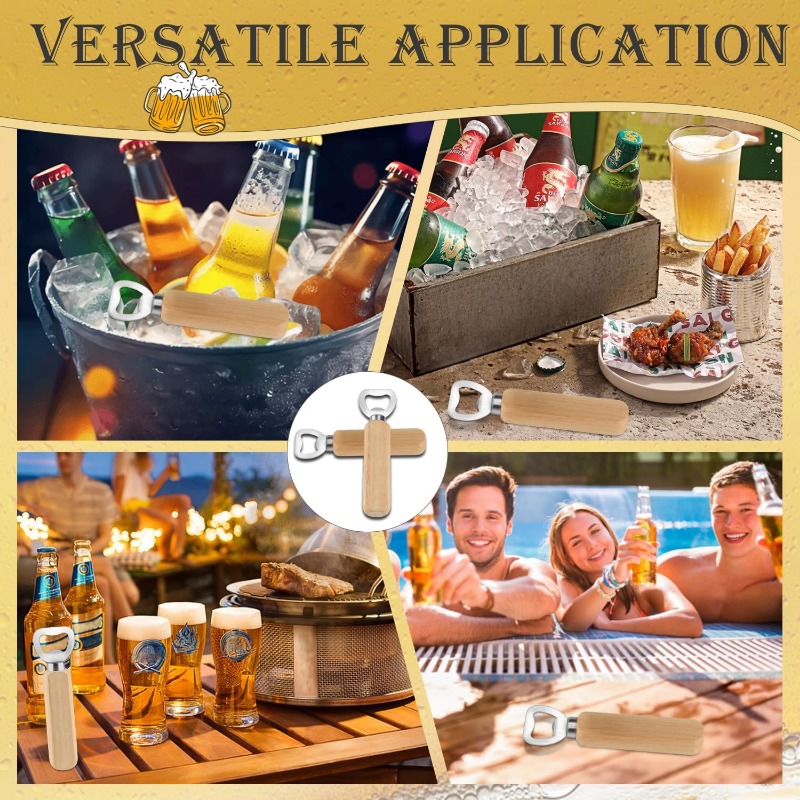 ที่เปิดขวดสแตนเลสแบบไม้ สำหรับ - Kitchen Gadgets For Gifts บทวิจารณ์และราคา