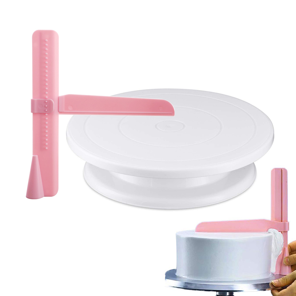 เค้กพลาสติก Turntable ครัวเบเก - Cake Decorating Turntable บทวิจารณ์และราคา