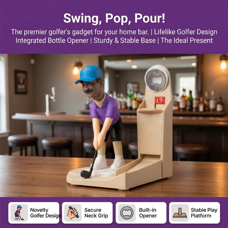 ที่เปิดขวดเบียร์รูปนักกอล์ฟพร้ - Kitchen Gadgets For Gifts บทวิจารณ์และราคา