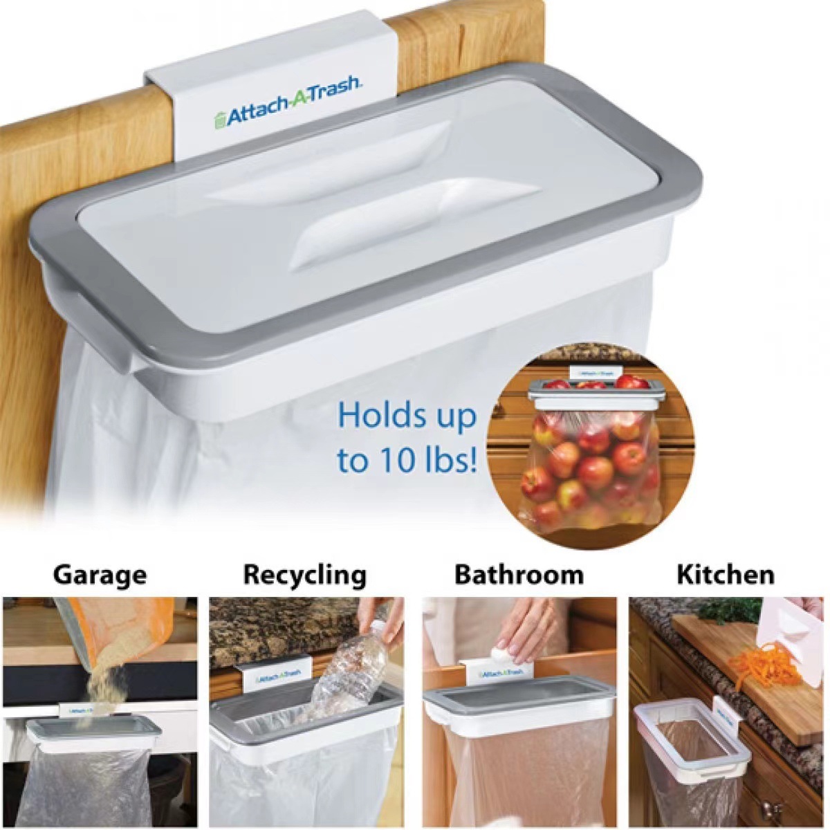 ที่หนีบถุงขยะเหนือตู้ ที่แขวนถ - Kitchen Gadgets Cabinet บทวิจารณ์และราคา